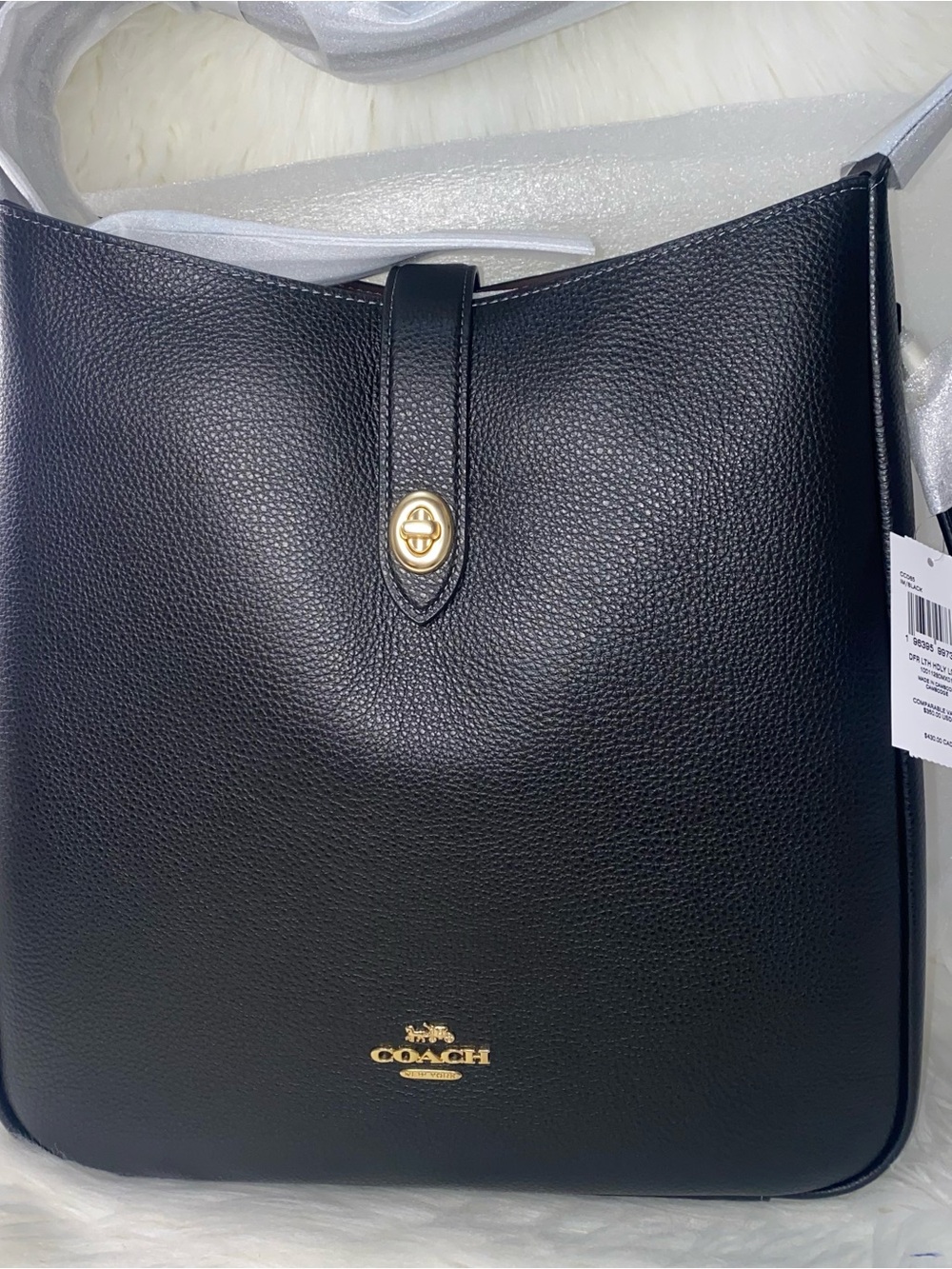 Coach Leather Purse Hadley Large Shoulder Bag New with tags - Picture 4 of 13